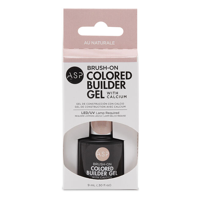 Au Natural Brush-On Colored Builder Gel With Calcium
