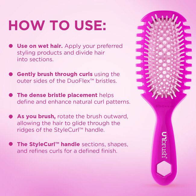 Curl Brush Fuchsia