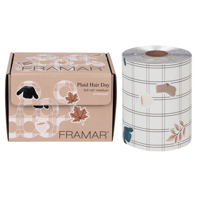 Plaid Hair Day Embossed Roll