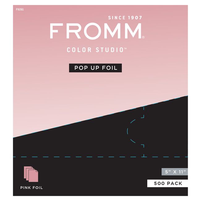 5 x 11 Embossed Pop Up Foil Pink