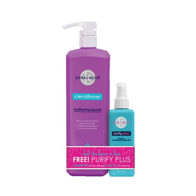 Clenditioner Liter, Purify Plus Leave-In Spray