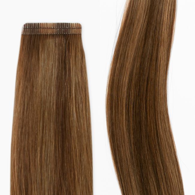 5N/7G Warm Brown Blend 18 Inch Signature Tape-In Weft