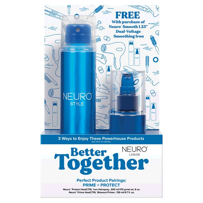 Pro Tools Flat Iron & Neuro Prime + Protect Kit Duo