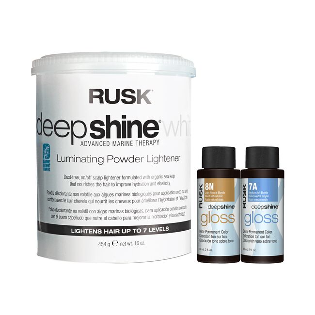 Deepshine Luminating Lightener, Gloss 8N, 7A Color Shades