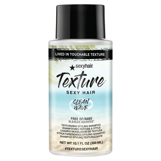 Texture Sexy Hair Clean Wave 2-in-1 Texturizing Styling Shampoo