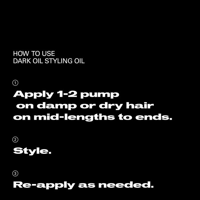 Dark Oil Smooth & Shine Styling Oil