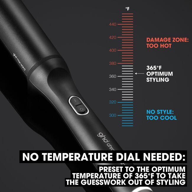 Black Chronos Curve Max 1.5 Inch Wand