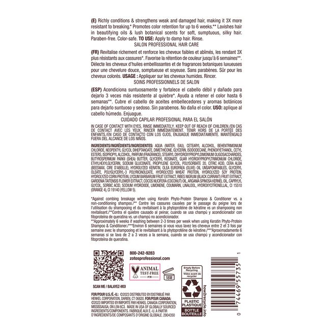 Keratin Phyto-Protein Strengthening Conditioner