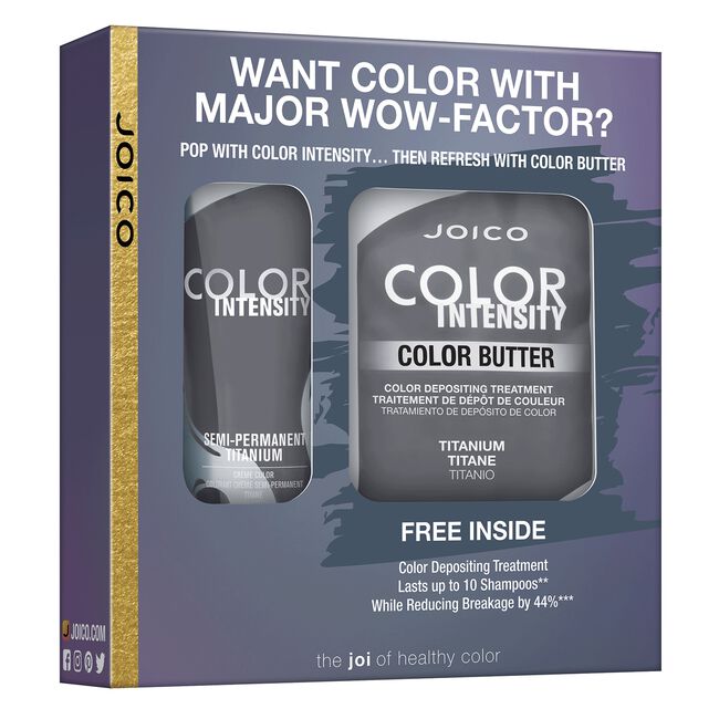 Color Intensity Titanium Color Butter with Packette Joico CosmoProf