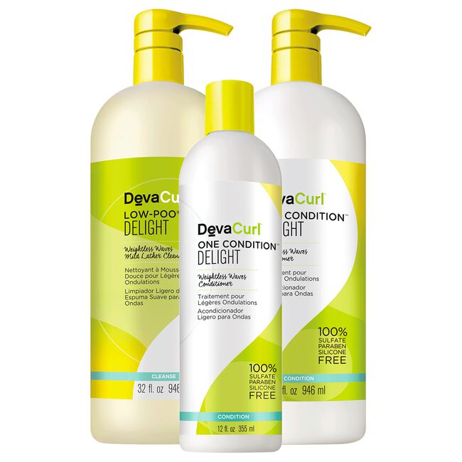 Wavy Low-Poo Delight, One Condition 12oz, 1 Condition 32 oz