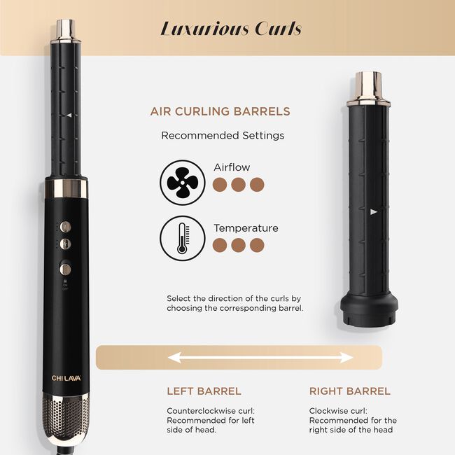 Black Lava AirGlam Multi-Styler