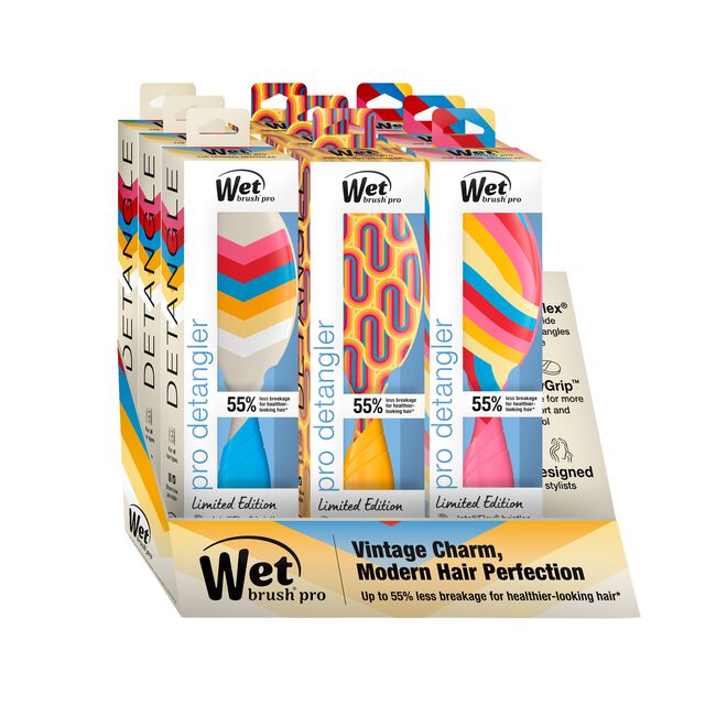 Retro Swirl Pro Detangler Display