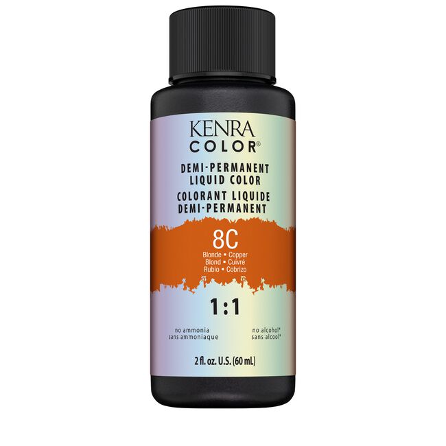 8C Blonde Copper Demi-Liquid Permanent Color