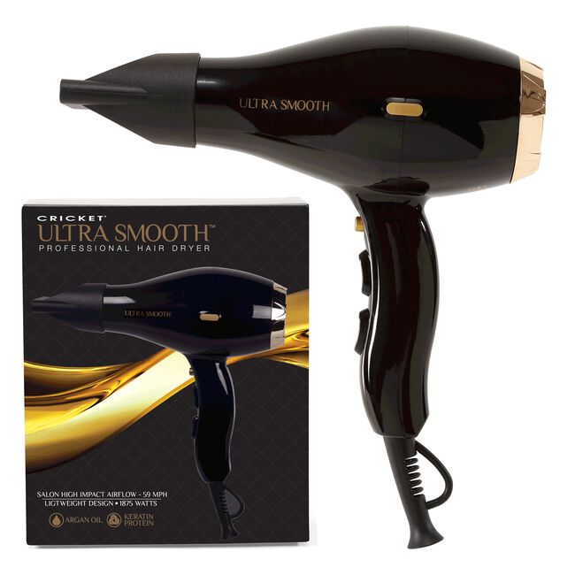 Ultra Smooth Professional Black Hair Dryer