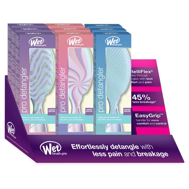 Vintage Sweets Pro Detangler Display Wet Brush CosmoProf