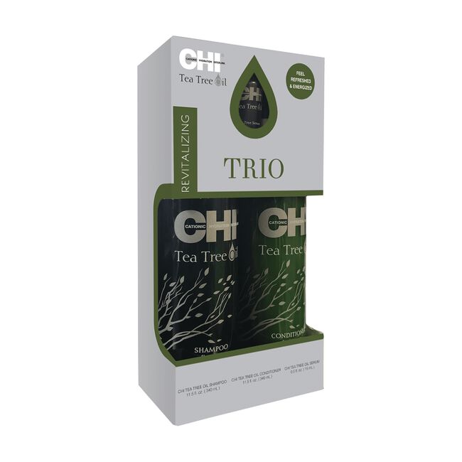 CHI Tea Tree Oil Shampoo, Conditioner, Serum