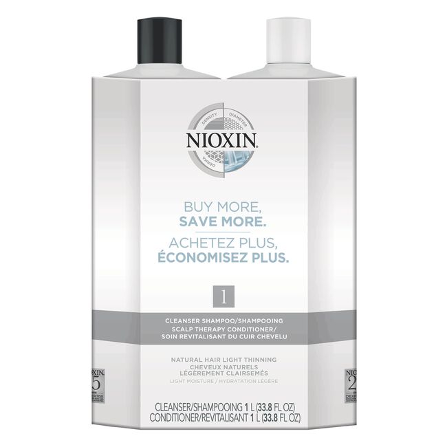 System 1 Cleanser, Scalp Therapy Liter Duo