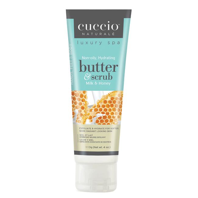 Cuccio Butter & Scrub - Milk & Honey