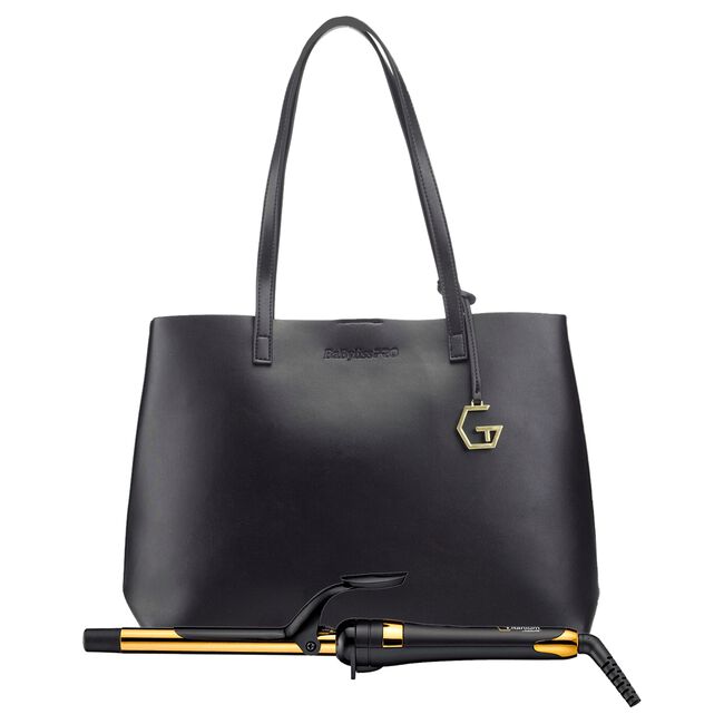 BaBylissPRO Graphite+Titanium Curling Iron 3/4 Inch, Tote