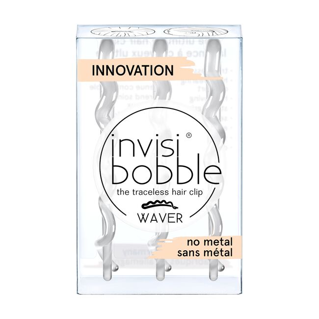 Invisibobble Waver Crystal Clear - 3 Count