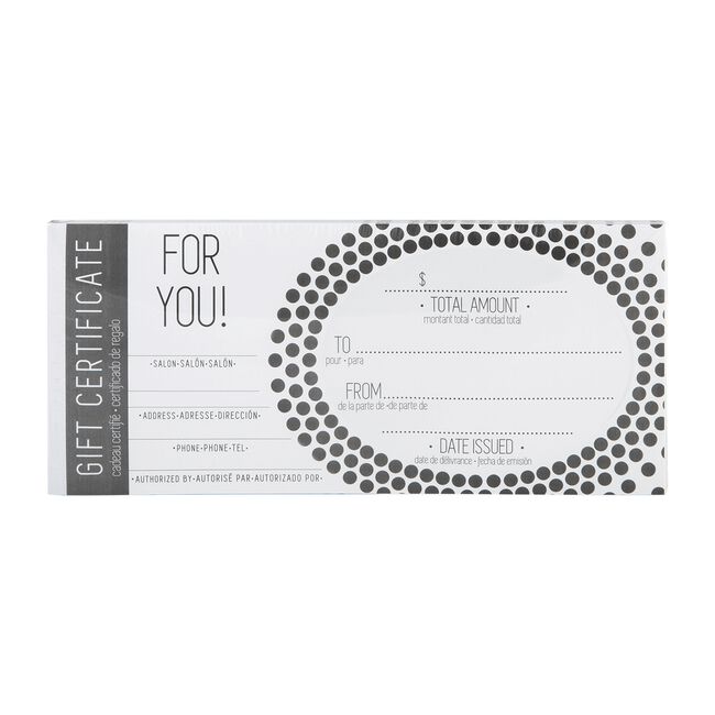 Gift Certificates - 50 count