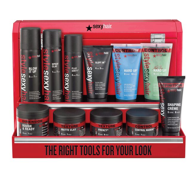 Style Sexy Hair Men's Tool Box Display