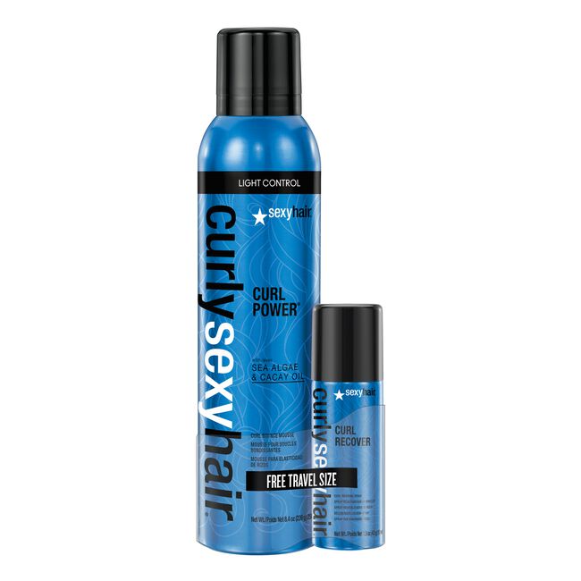 Curly Sexy Hair Curl Power Mousse, Curl Recover Mini