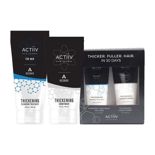 Recover Thickening Shampoo, Conditioner, Treatment for Men