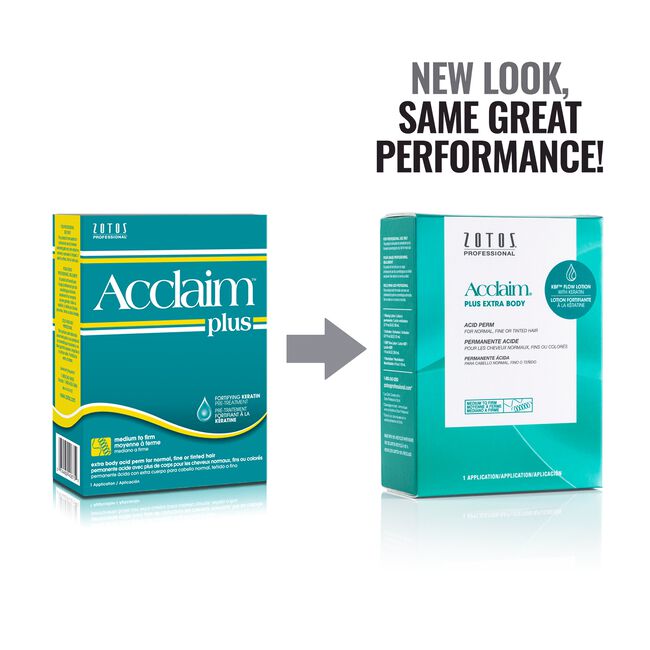 Acclaim Plus Extra Body Acid Perm for Normal, Fine or Tinted Hair