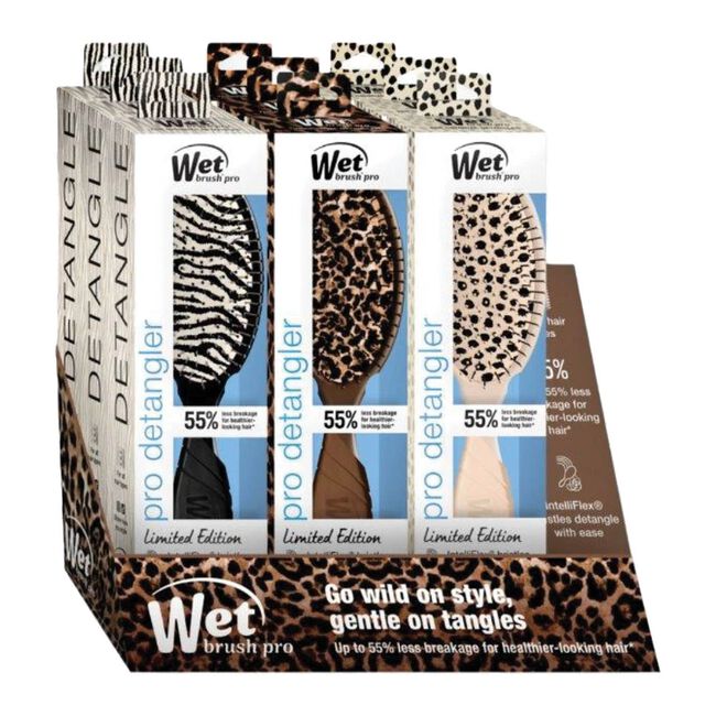 Patterned Poise Pro Detangler Display