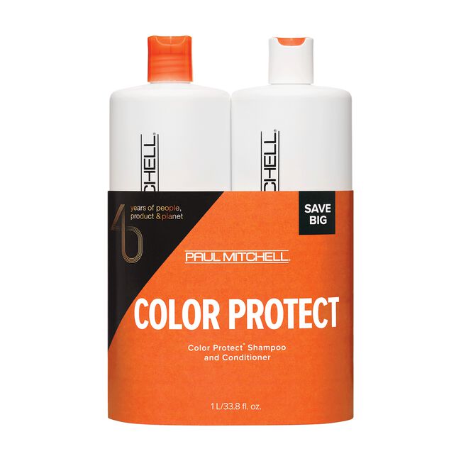 Color Protect Shampoo, Conditioner Liter Duo