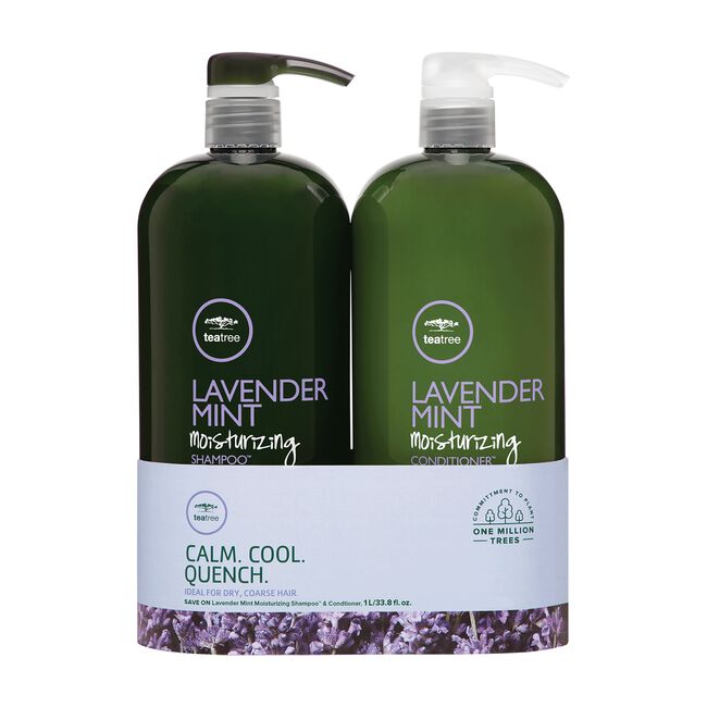 Lavender Mint Shampoo, Conditioner Liter Duo