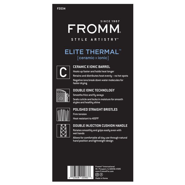 Elite Thermal 1.75 Inch Ceramic Ionic Round Brush