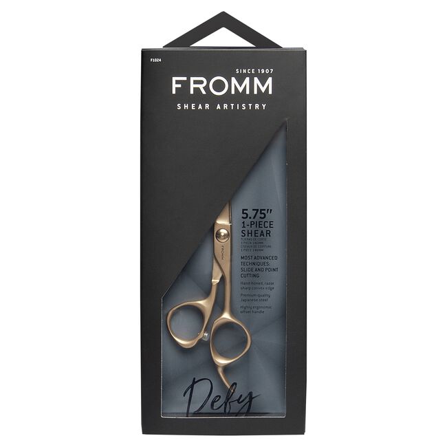 Defy 1-Piece Matte Gold Finish Shear 5.75 Inch