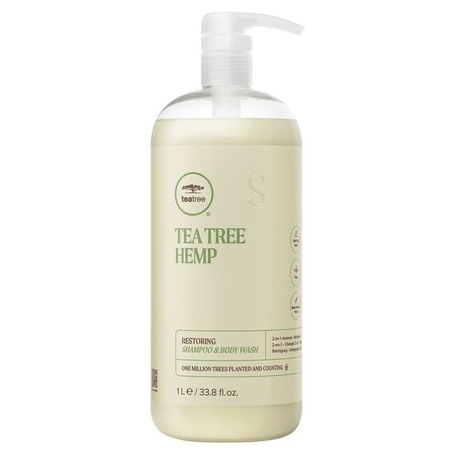 Tea Tree Hemp Restoring Shampoo & Body Wash