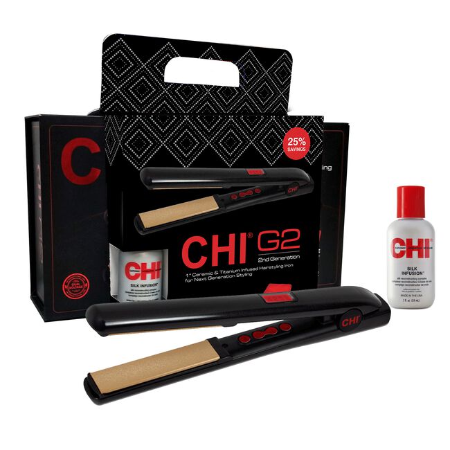CHI G2 Hairstyling Iron 1 Inch w/Silk Infusion