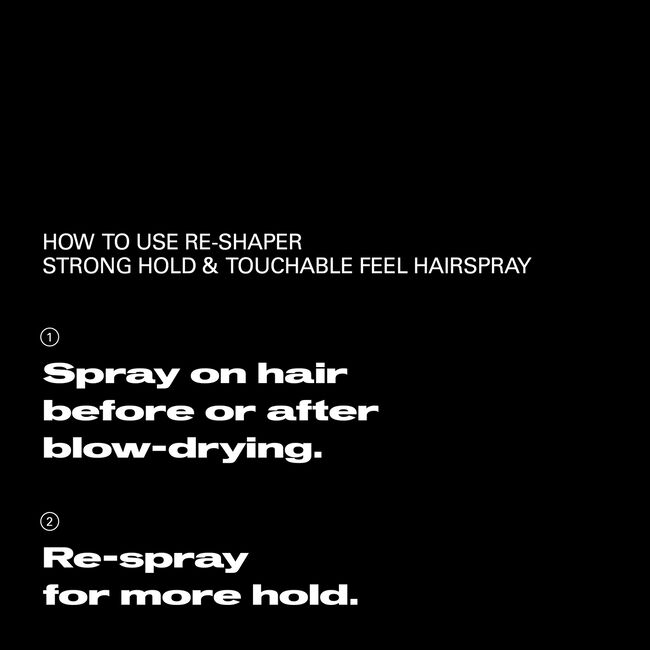 Re-Shaper Strong Hold Effortless Finish Hairspray