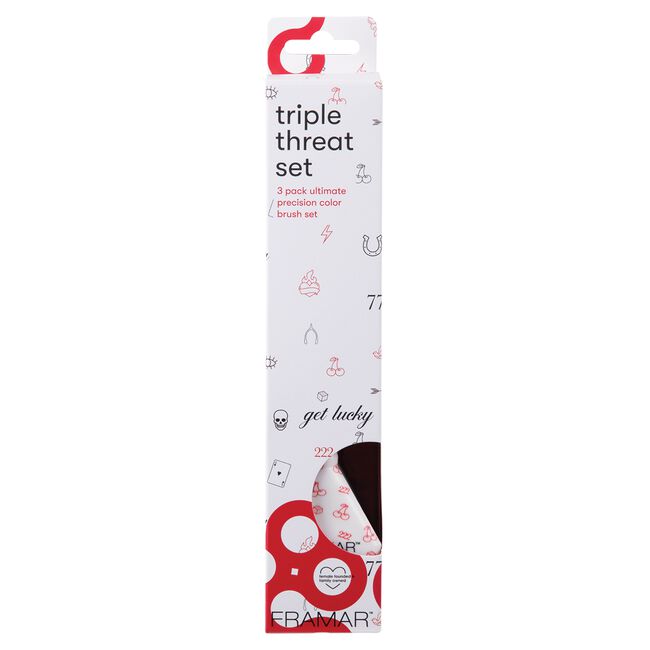 Get Lucky Triple Threat Brush Set