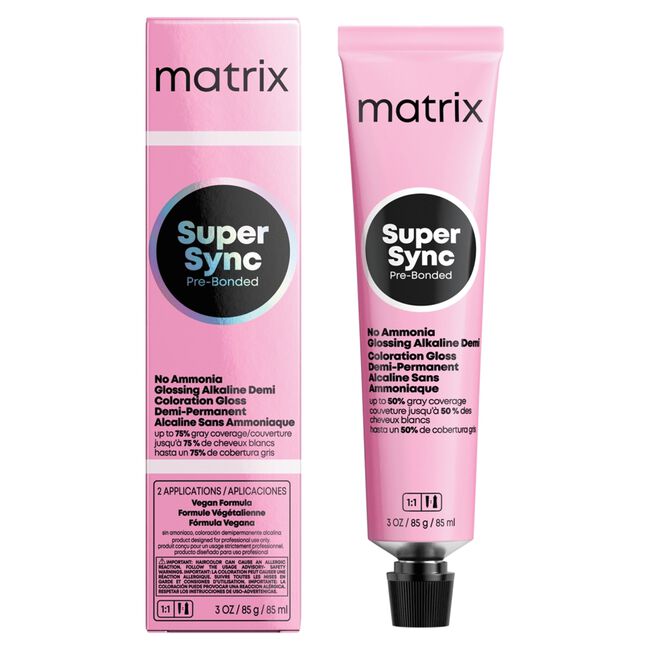 10A Ash Super Sync Pre-Bonded Alkaline Demi-Permanent Hair Color
