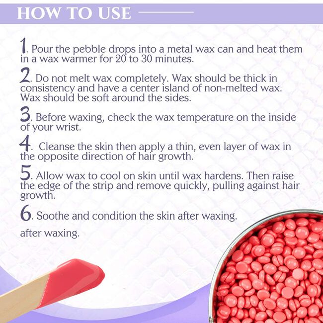 Pebble Hard Wax - Wild Cherry with Vitamin E