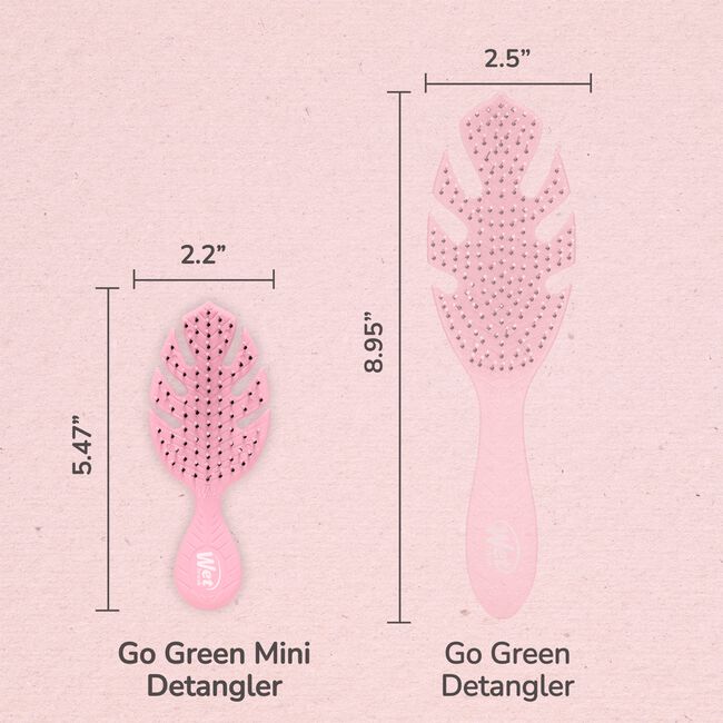 Pink Go Green Mini Detangler
