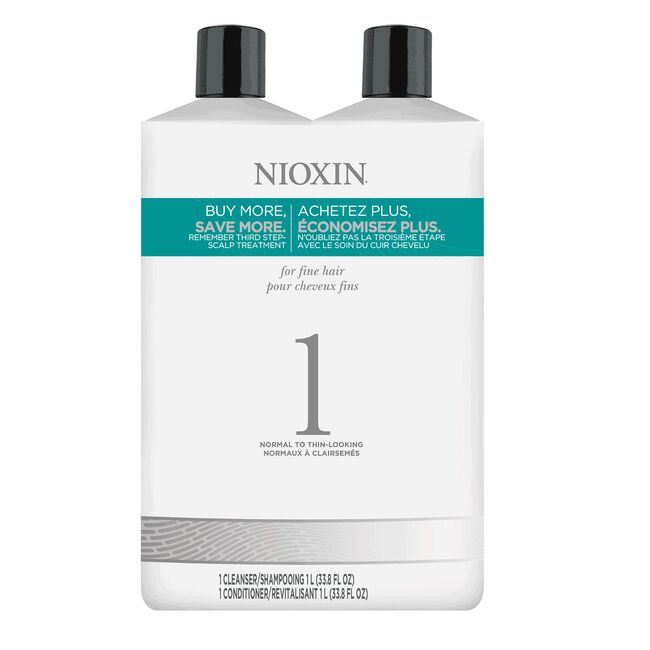 System 1 Cleanser & Scalp Therapy Liter Duo