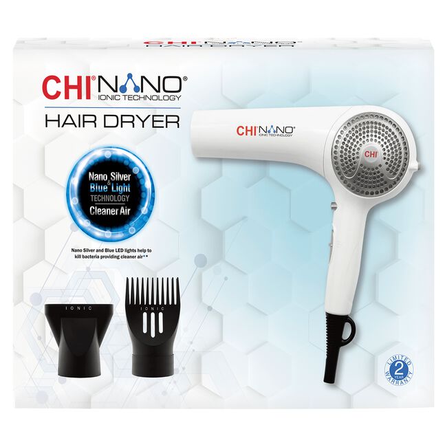CHI Nano Hair Dryer - White