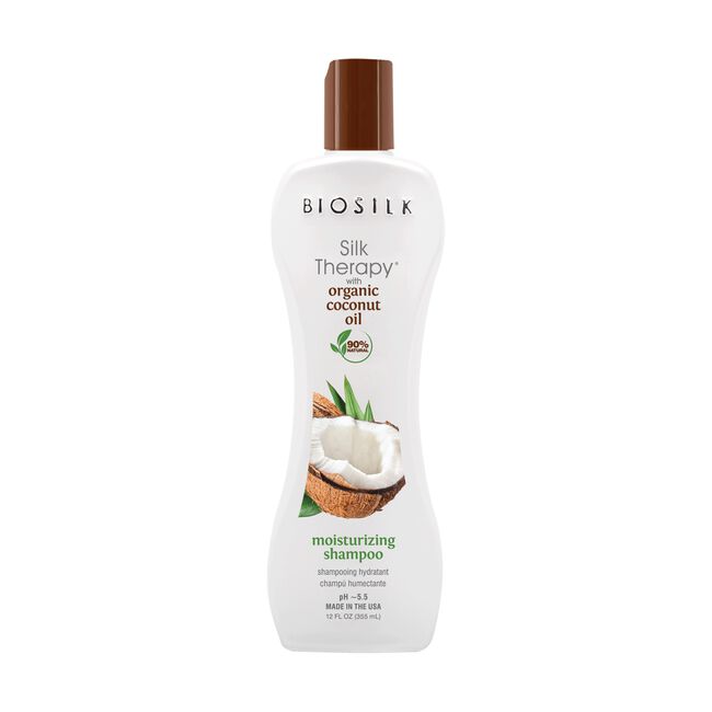 Biosilk Silk Therapy with Coconut Oil Moisturizing Shampoo