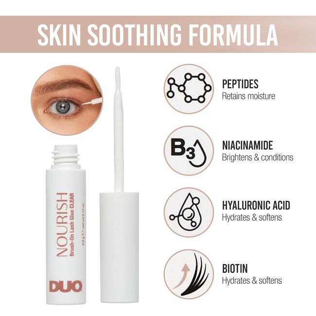 Duo Nourish Clear Brush-On Glue