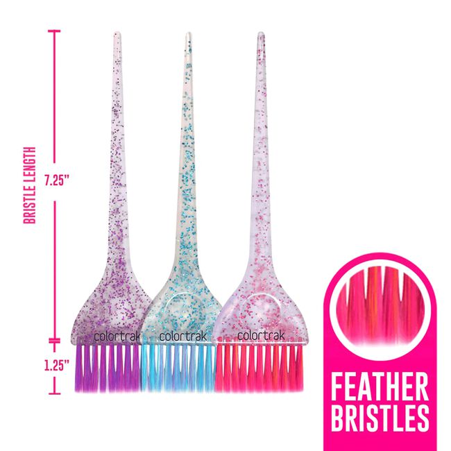 Colours Glitter Brushes
