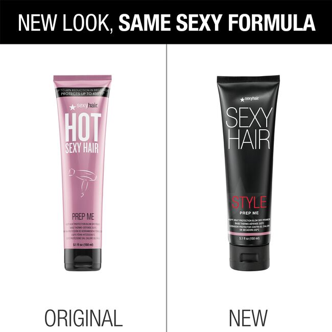 Style Sexy Hair Prep Me 450˚F Heat Protection Blow Dry Primer - Sexy Hair  Concepts | CosmoProf