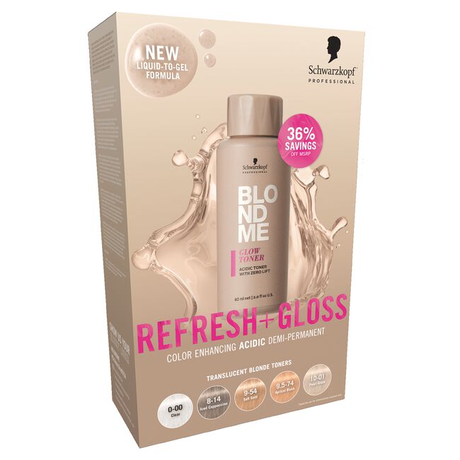 BlondMe Glow-Acidic Toner Kit