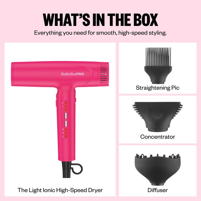 Limited Edition Nano Titanium Light Ionic Dryer