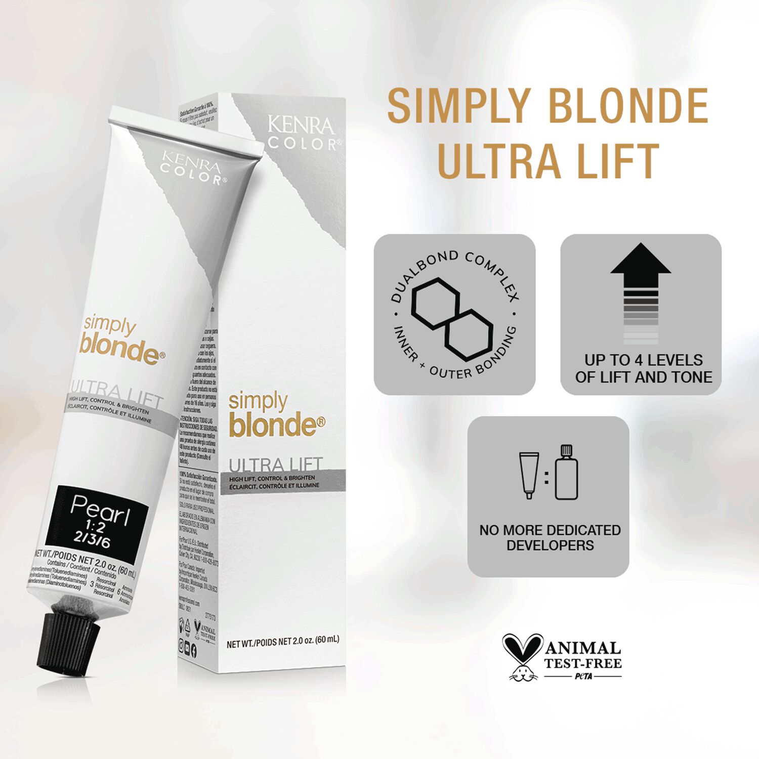 Simply Blonde Utlra Lift Pearl Coloring Creme - Kenra Professional | CosmoProf
